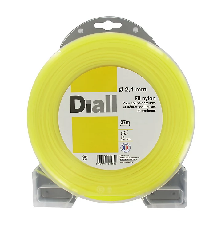 Castorama Fil De Nylon Rond Diall Ø2,4mm 87m 3 Castorama Fil De Nylon Rond Diall Ø2,4mm 87m