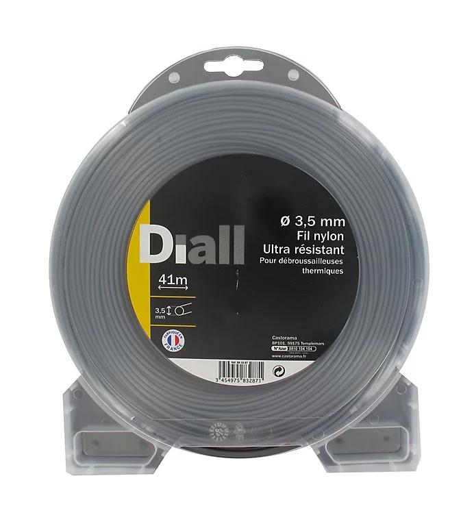 Castorama Fil De Nylon Titanium Diall Ø3,5mm 41m 3 Castorama Fil De Nylon Titanium Diall Ø3,5mm 41m